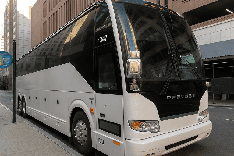 a Lauderhill Coach Bus Service coach bus