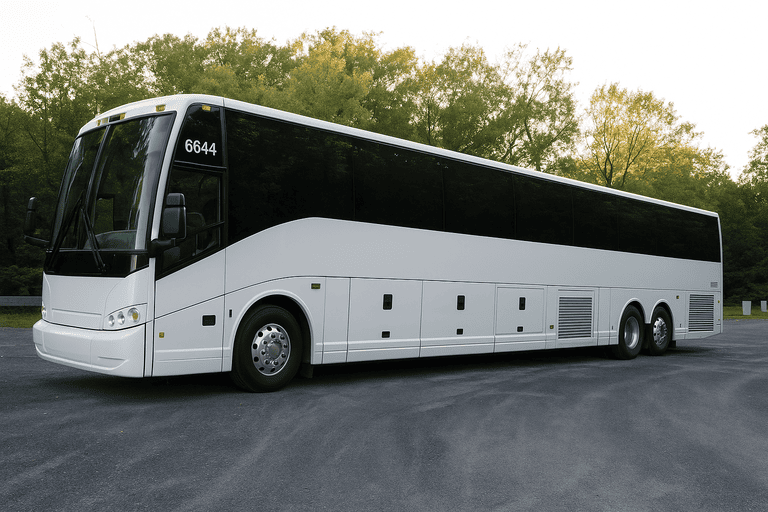exterior of Lauderhill Coach Bus Service coach bus