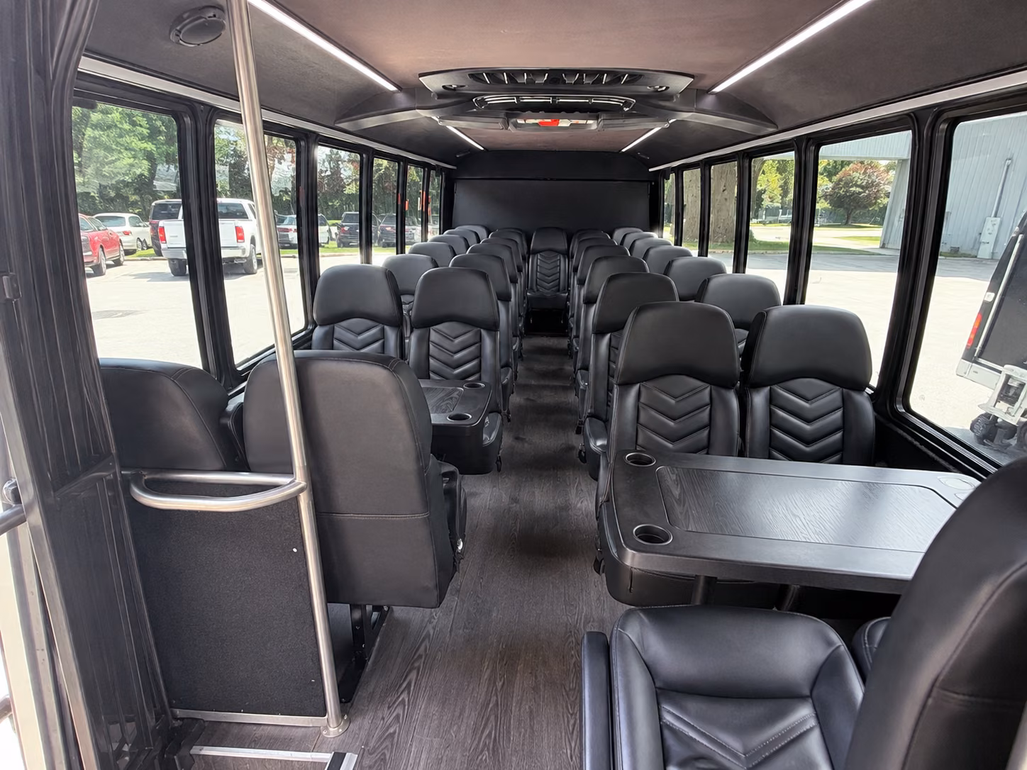 lauderhill 15 passenger minibus inside