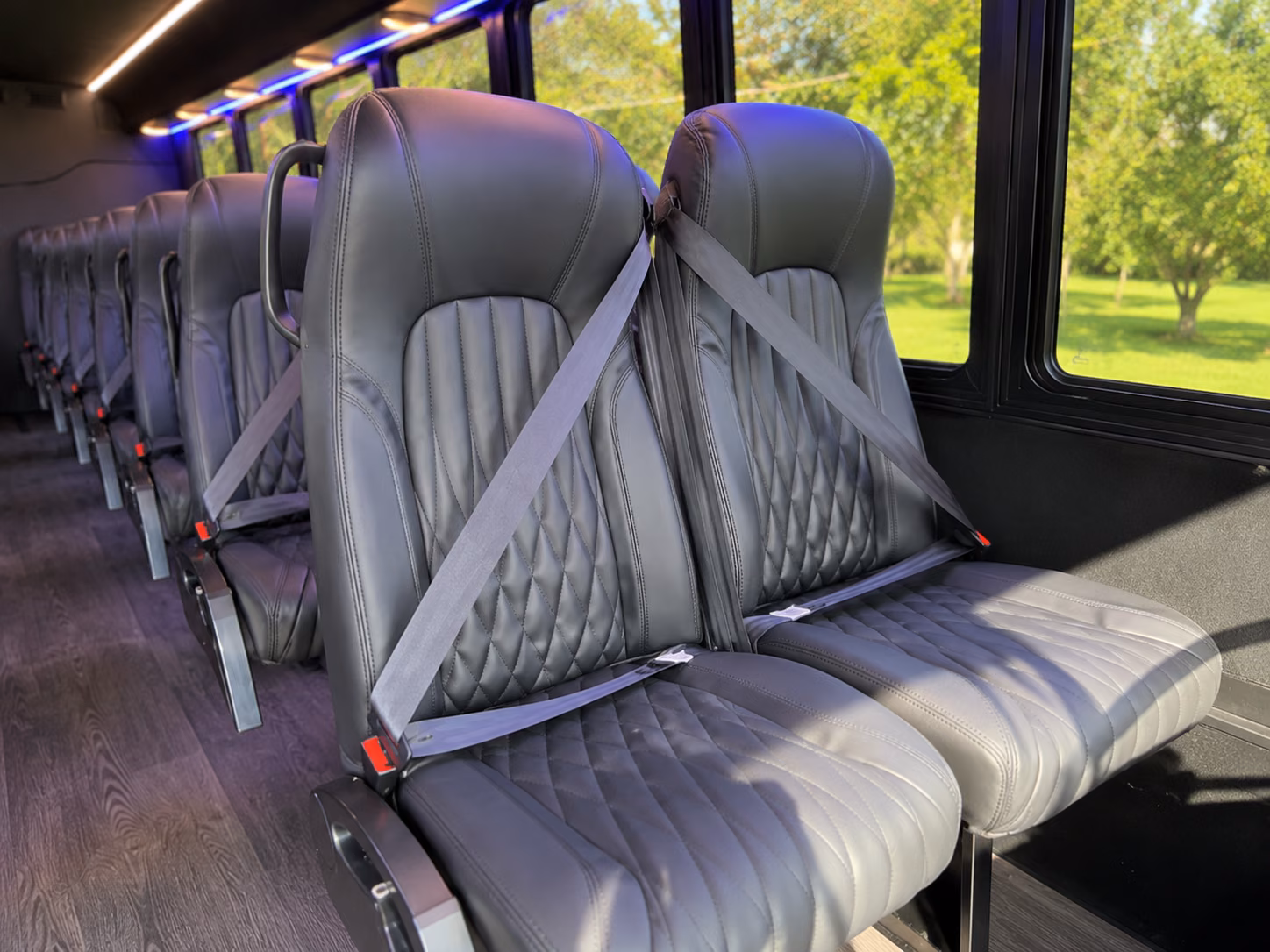 lauderhill 15 passenger minibus interior