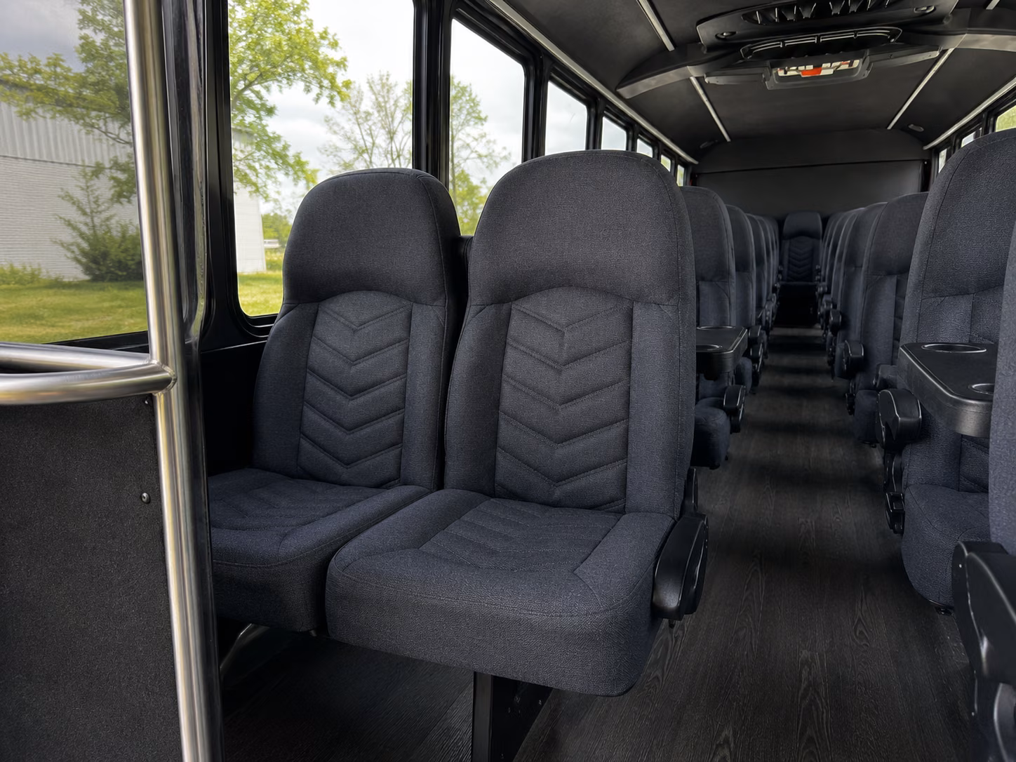 lauderhill 18 passenger minibus interior