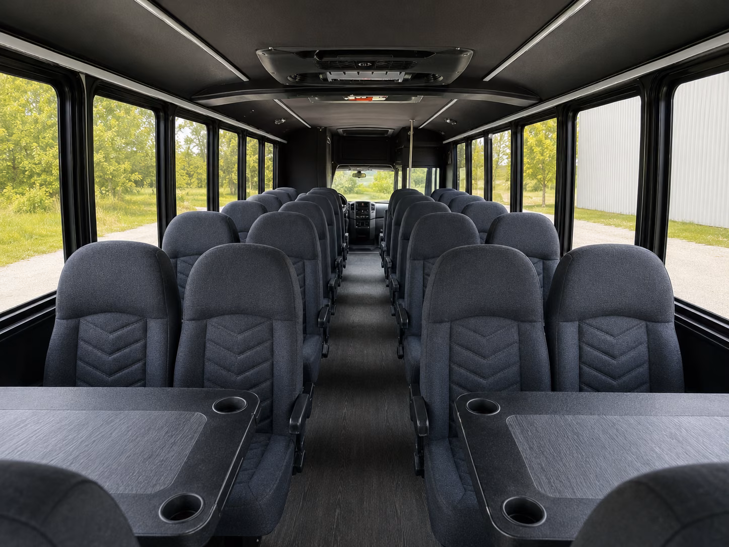 lauderhill 20 passenger minibus interior
