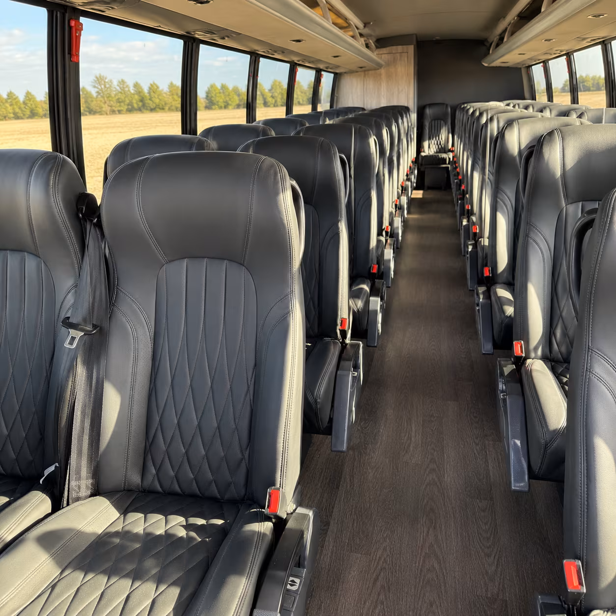 lauderhill 30 passenger minibus interior
