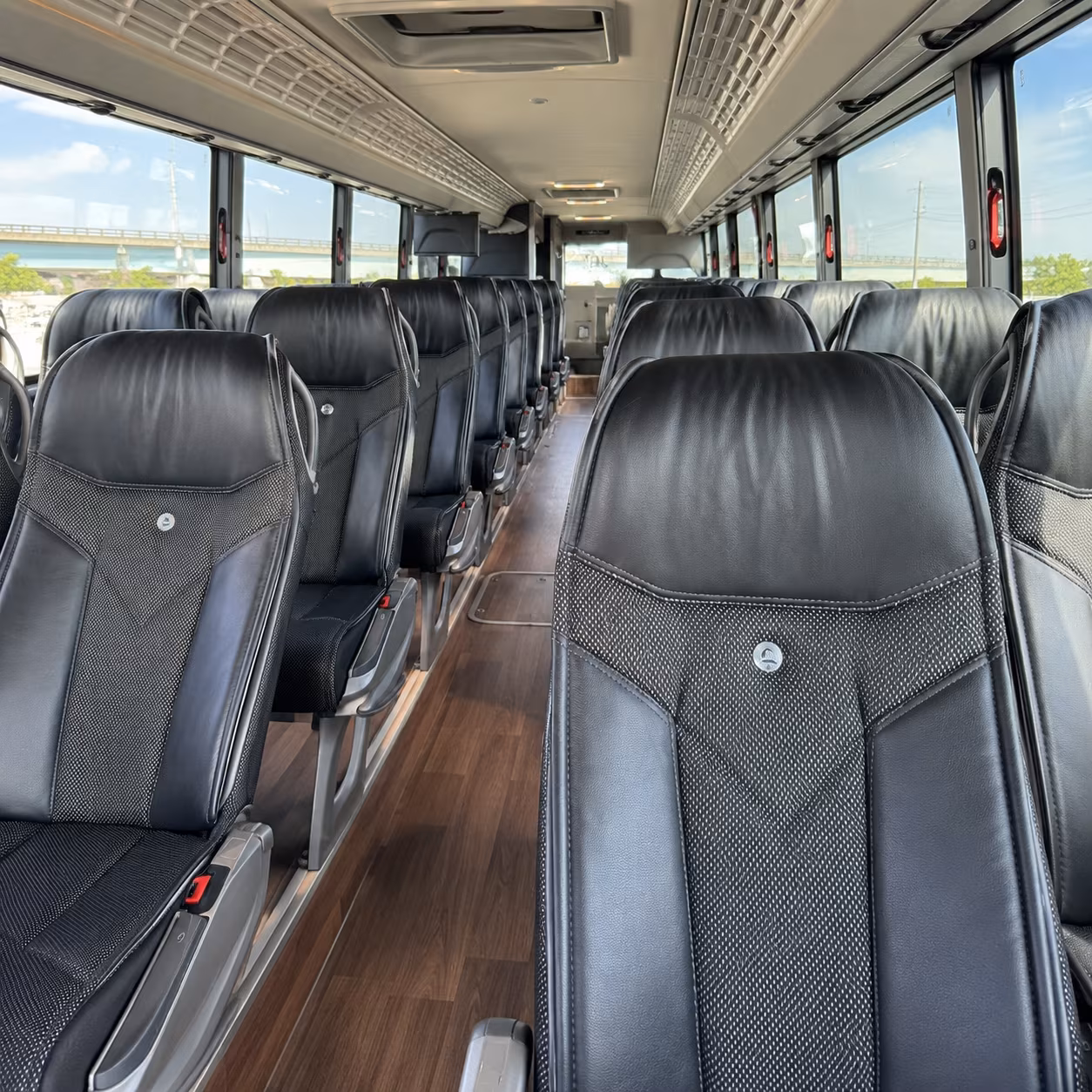 lauderhill charter bus inside