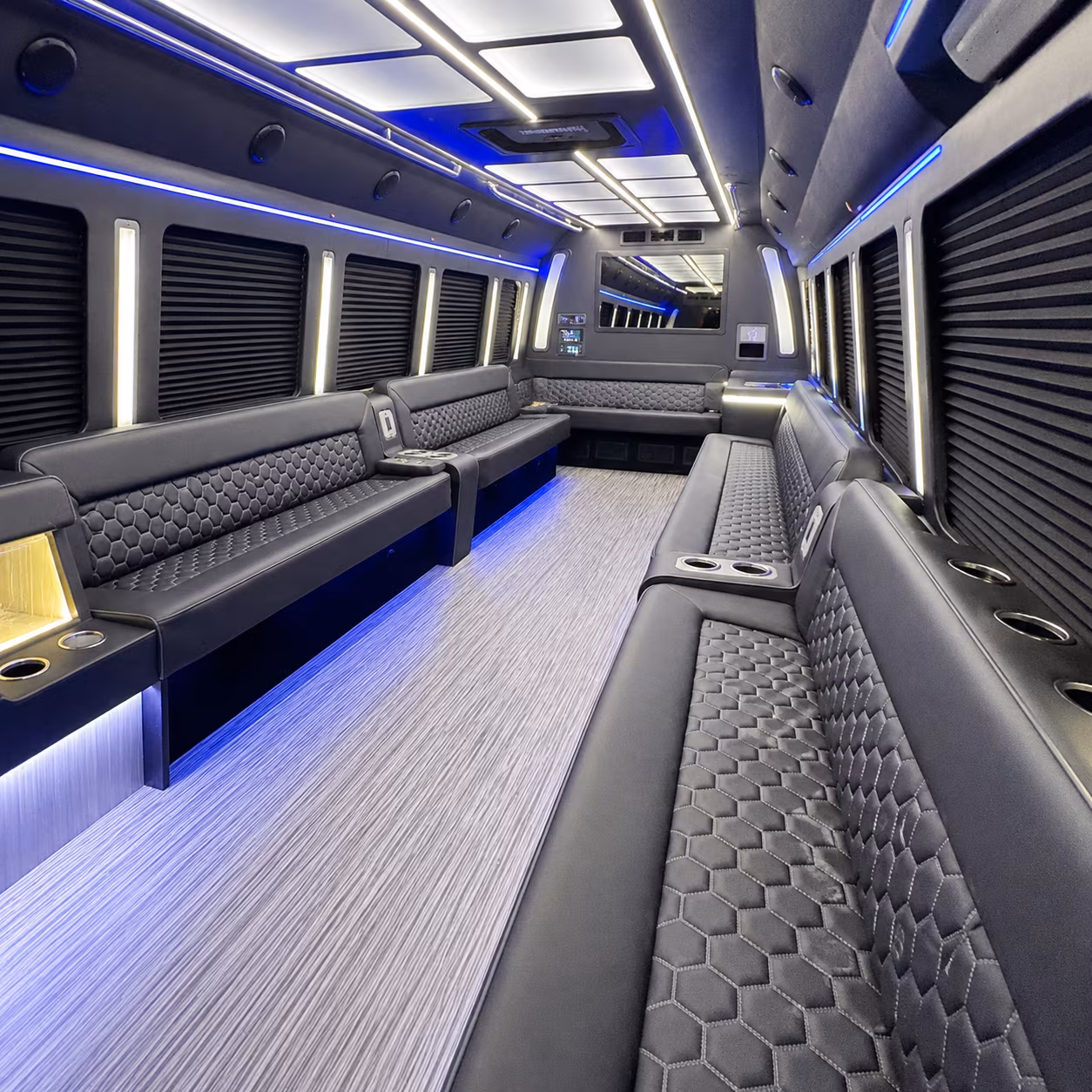 lauderhill party bus interior