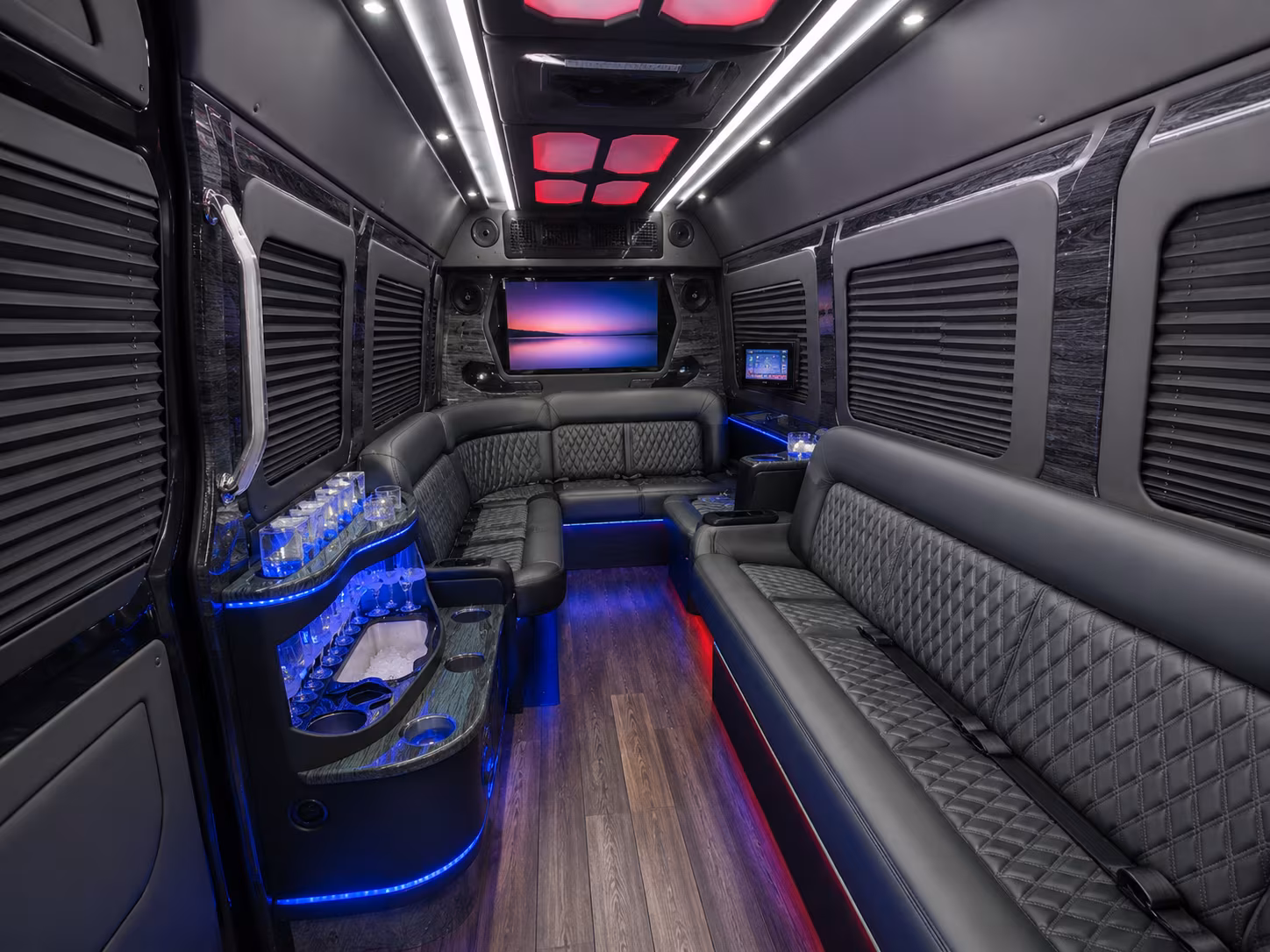 lauderhill sprinter limousine interior